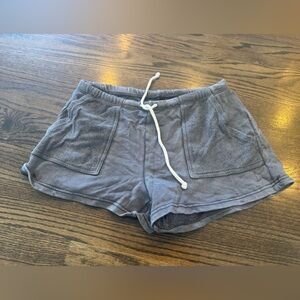 Aerie Gray Shorts with Drawstring